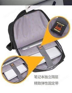 020款双肩包 商务背包 支持充电 品味格调时尚有型